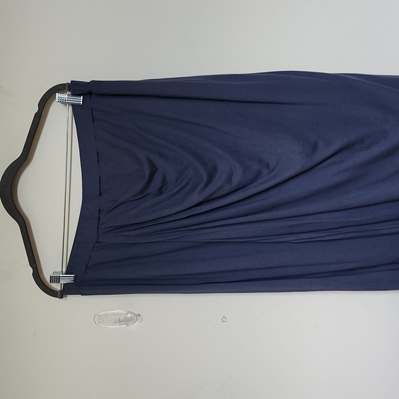 Peruvian Connection Souk Skirt Faux Wrap Deep Blue Skirt Size XL - Picture 2 of 10